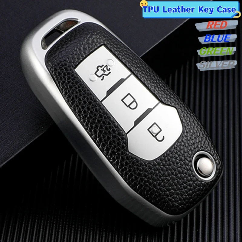 Funda de cuero TPU para llave Ford Fusion, Fiesta, Mondeo, Kuga, Ranger - imagen 4