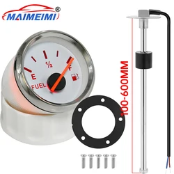 Medidor nivel combustible indicador tanque 100-550mm retroiluminación roja
