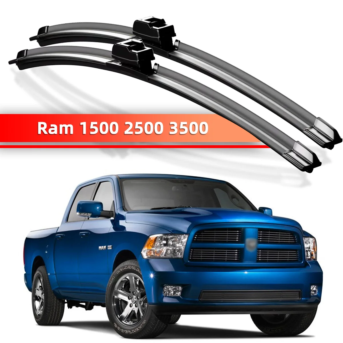 Limpiaparabrisas compatibles para Dodge Ram 1500/2500/3500 2002-2024