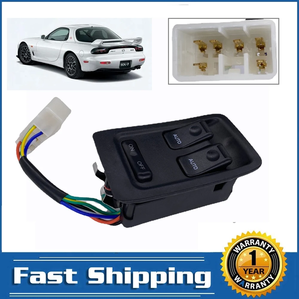 Interruptor elevalunas conductor Mazda RX-7 FD 1.3 1993