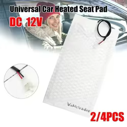 Almohadilla calefactora de fibra de carbono para asiento de coche