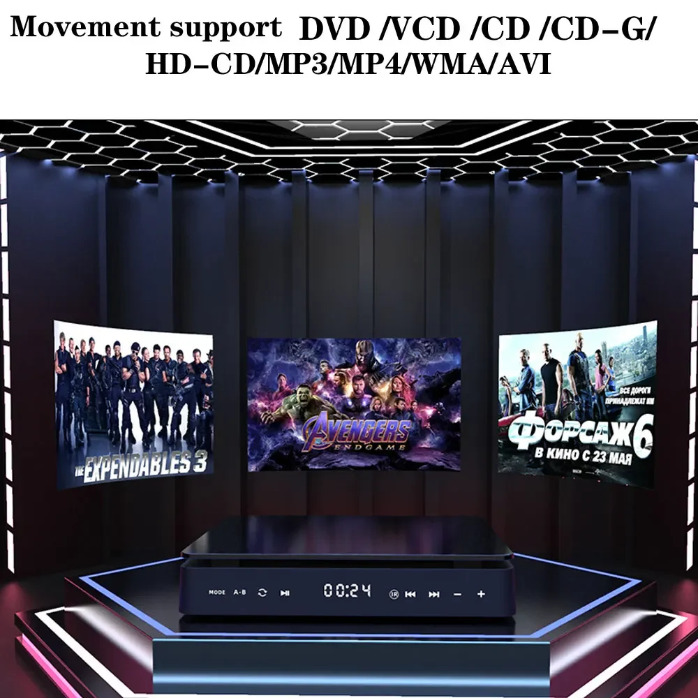 Reproductor DVD coche HD 1080P-portátil Auto-Partner KC-708 - imagen 3