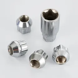 Kit buje cierre tuerca antirrobo ruedas M12 M14 – 4 uds