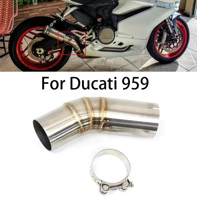 Escape Slip On universal 60mm acero inoxidable Ducati 959 Panigale