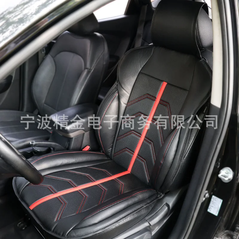 Funda premium negra para asiento delantero de coche, todo el año - imagen 4