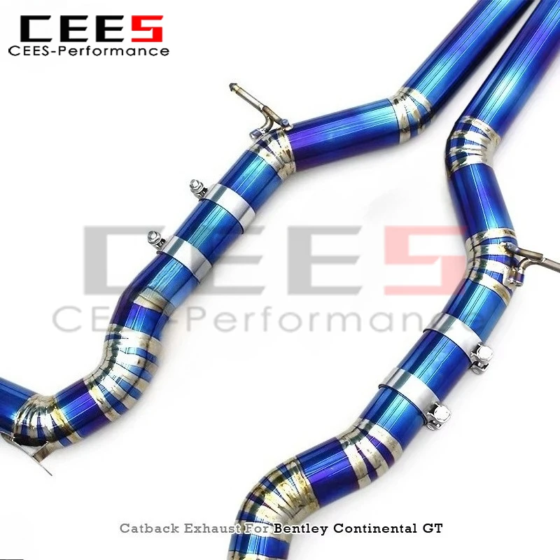 Escape cat-back valvulado Cees para Bentley Continental GT V12 6.0 T - imagen 5