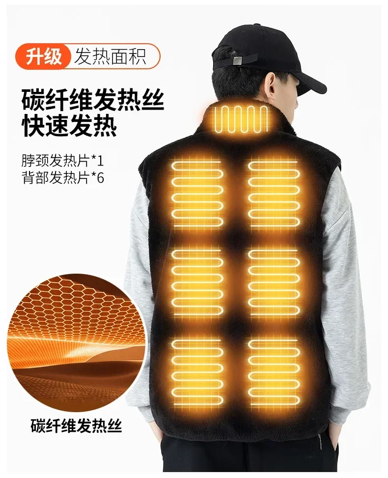 Chaqueta calefactable USB de grafeno para mujer y ciclismo - imagen 2