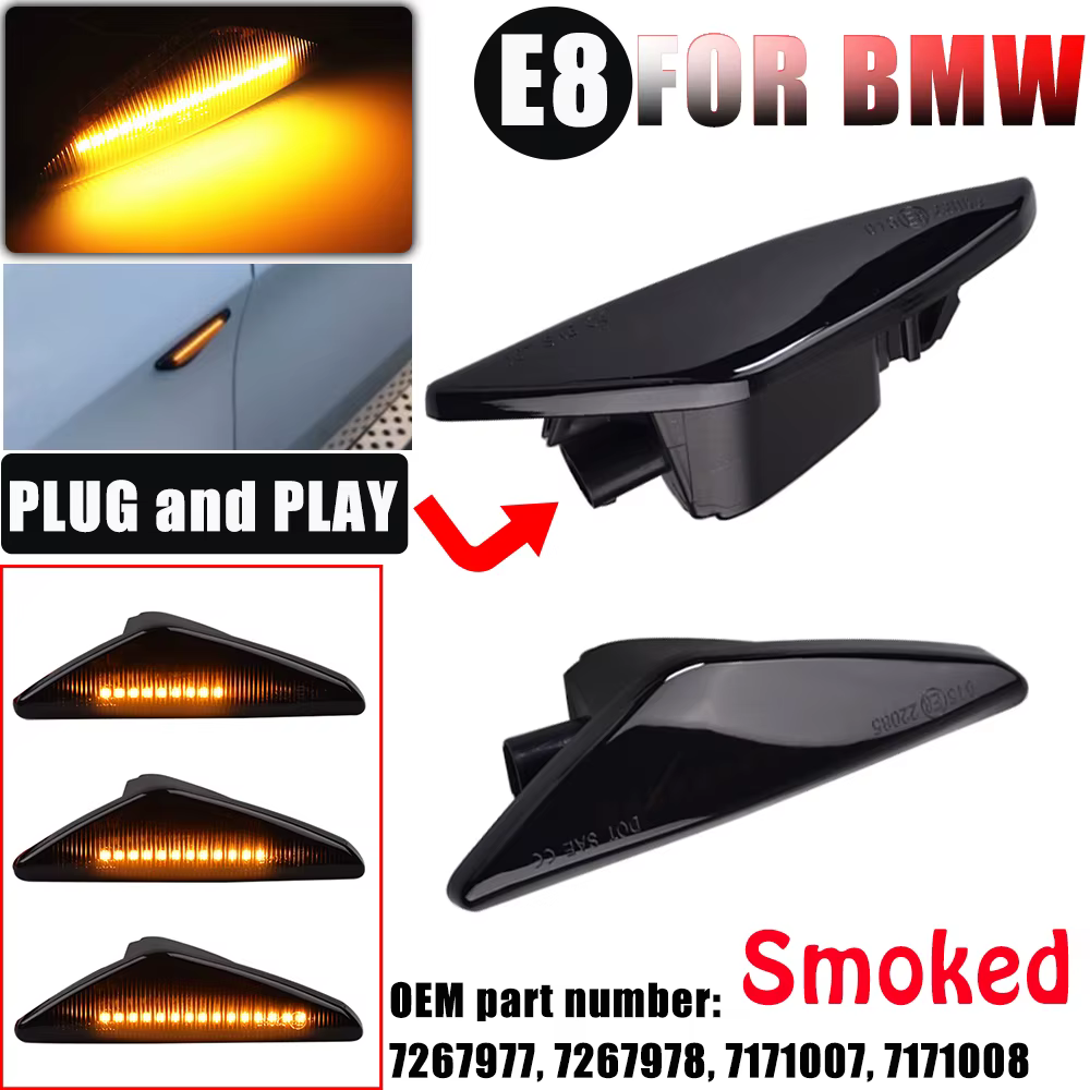 Intermitente LED dinámico secuencial ámbar BMW X5 E70/X6 E71 - imagen 5