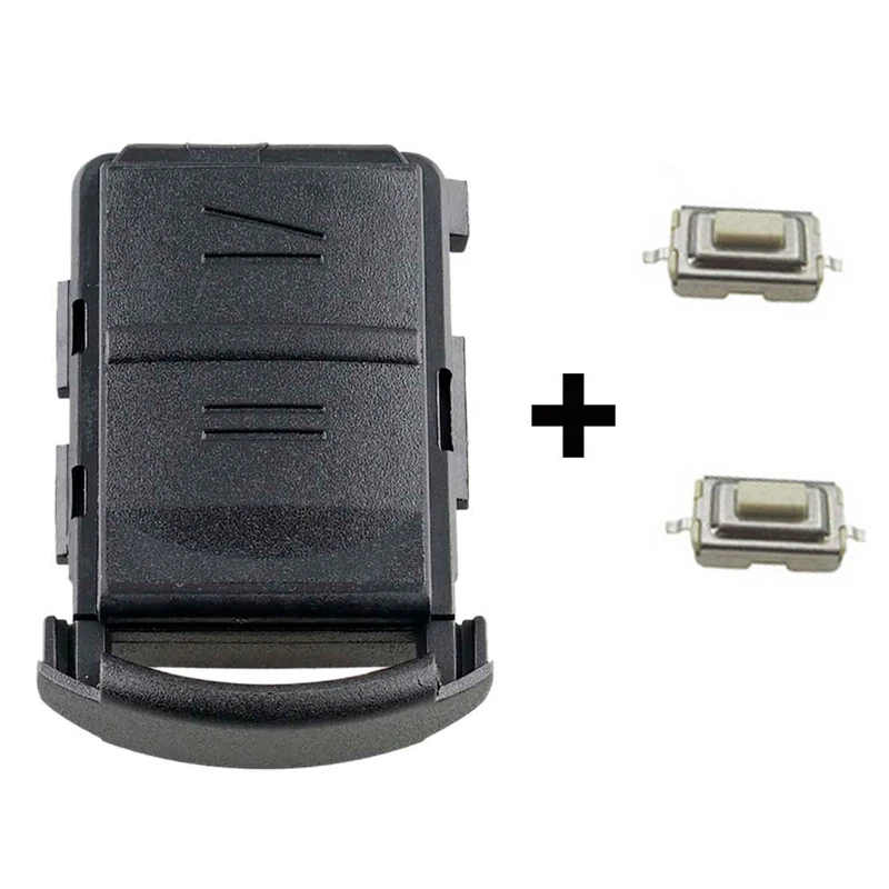 Carcasa mando llave 2 botones para Opel Agila Meriva Corsa Combo - imagen 2