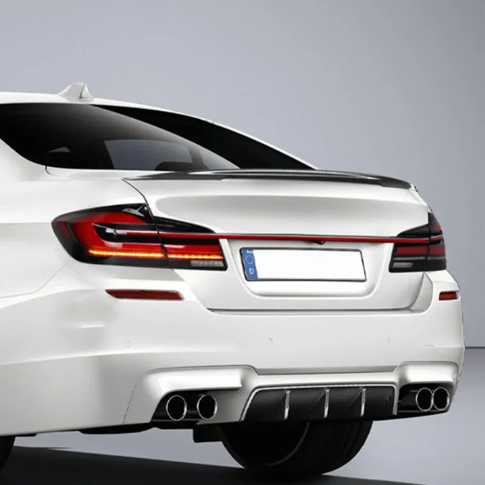 Para BMW F10 F18 5 Series 2011-2018 conjunto de luces traseras automáticas actualización LED efecto de arranque a través de luces traseras accesorios de herramientas de coche - imagen 4