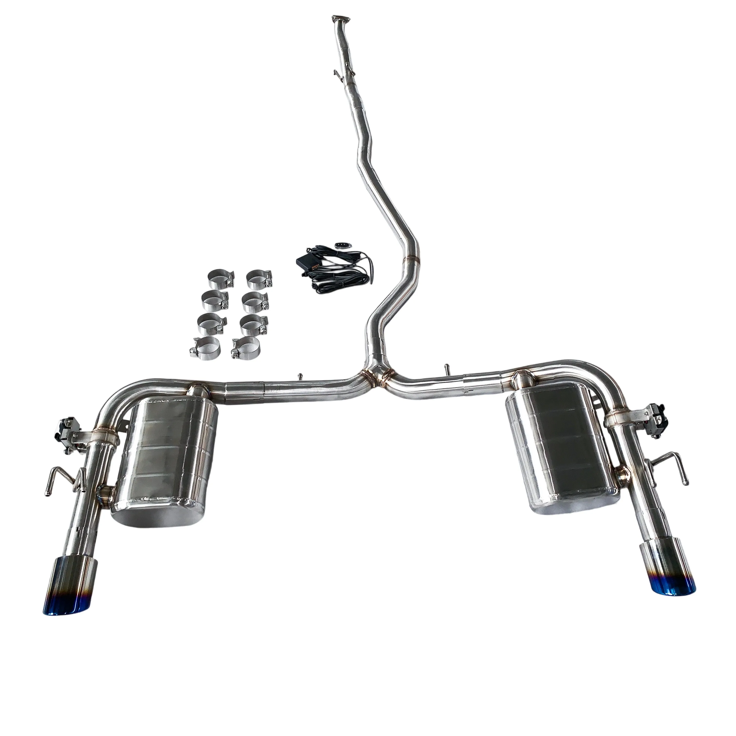 GFC Silenciador catback con válvula eléctrica Honda Civic Si 1.5T