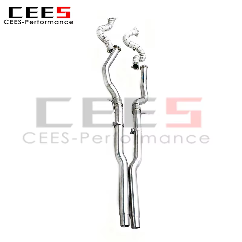 Tubo de bajada CEES de acero inoxidable – Audi S8 D4 4.0 TFSI - imagen 3