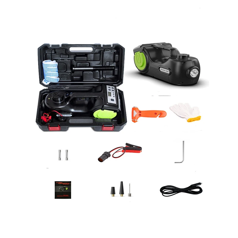 5T 12V coche eléctrico hidráulico Digital Jack elevación SUV Van garaje equipo de emergencia herramienta de reparación de automóviles - imagen 2