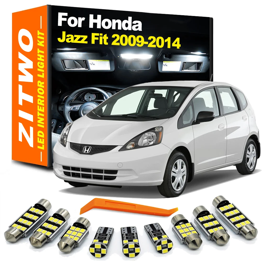 ZITWO Kit LED interior CANbus para Honda Jazz Fit MK2 2009-2014
