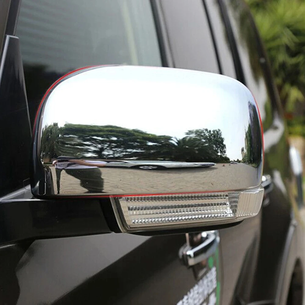 Cubiertas cromadas retrovisores Mitsubishi Pajero V80 2007-2021 - imagen 2