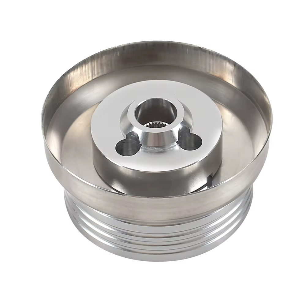 Adaptador de cubo pulido para volante 5/6 orificios GM y Chevy - imagen 3