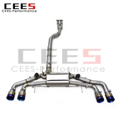 Tubo Y de escape Cees Catback para Nissan GT-R R35 3.8 TT