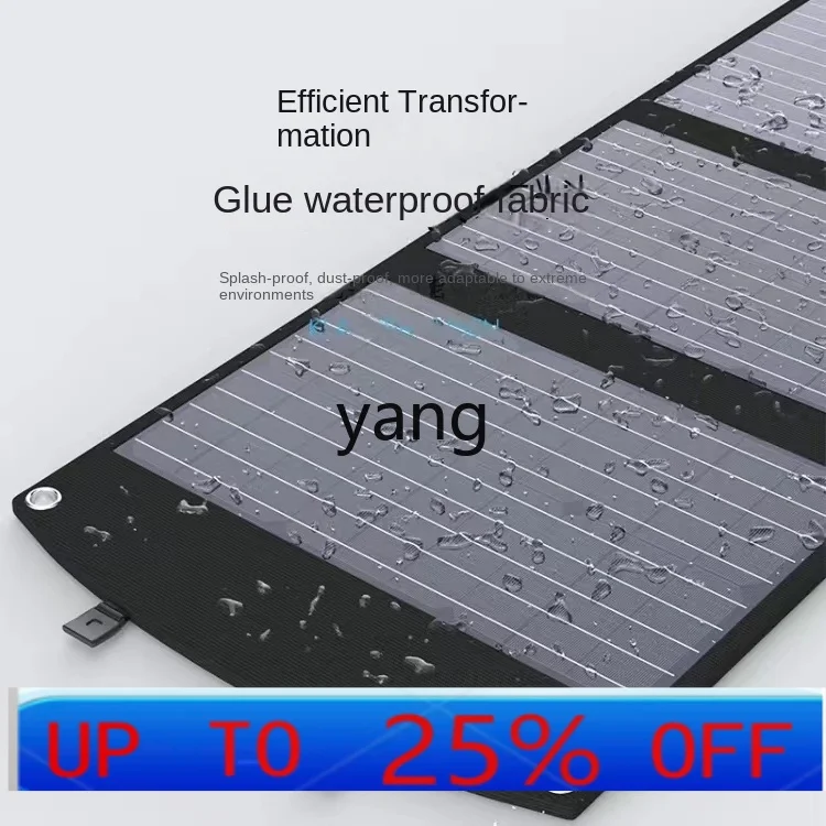 Panel solar portátil plegable CX para exteriores y camping