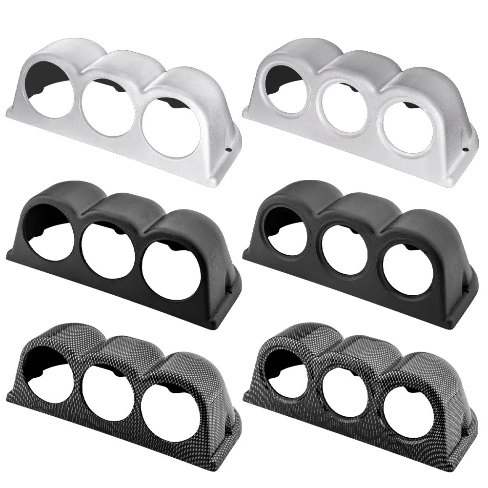 Soporte universal de 3 orificios para relojes 52/60 mm, negro carbón