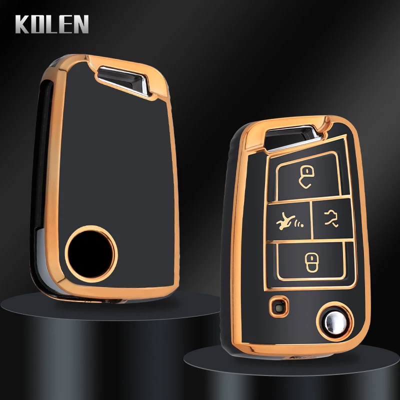 Funda de TPU para llave VW Golf 7, Tiguan, SEAT Ateca y Škoda