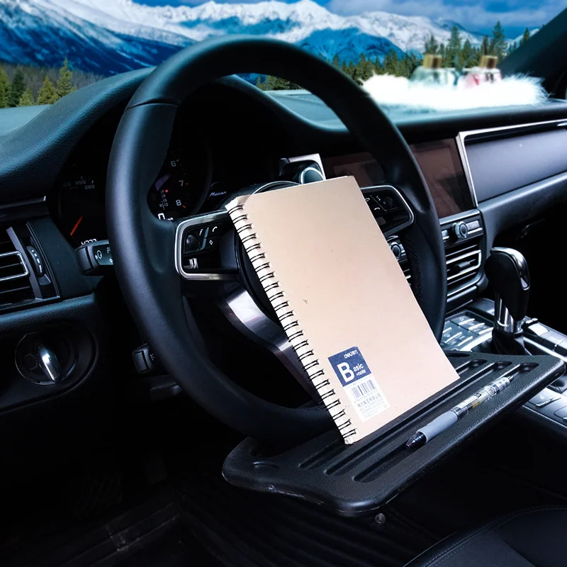 Mesa de comedor con volante de coche y soporte para portátil - imagen 2