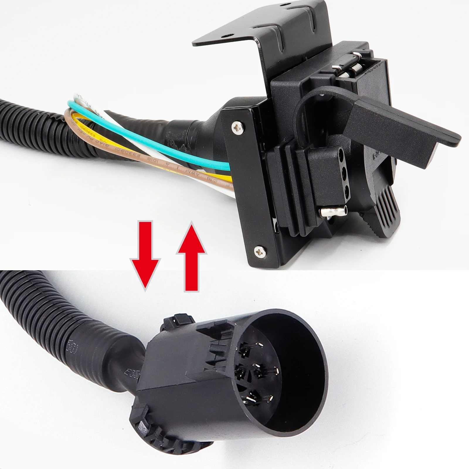 Conector de remolque 7 polos USCAR con enchufe lateral para RV - imagen 5