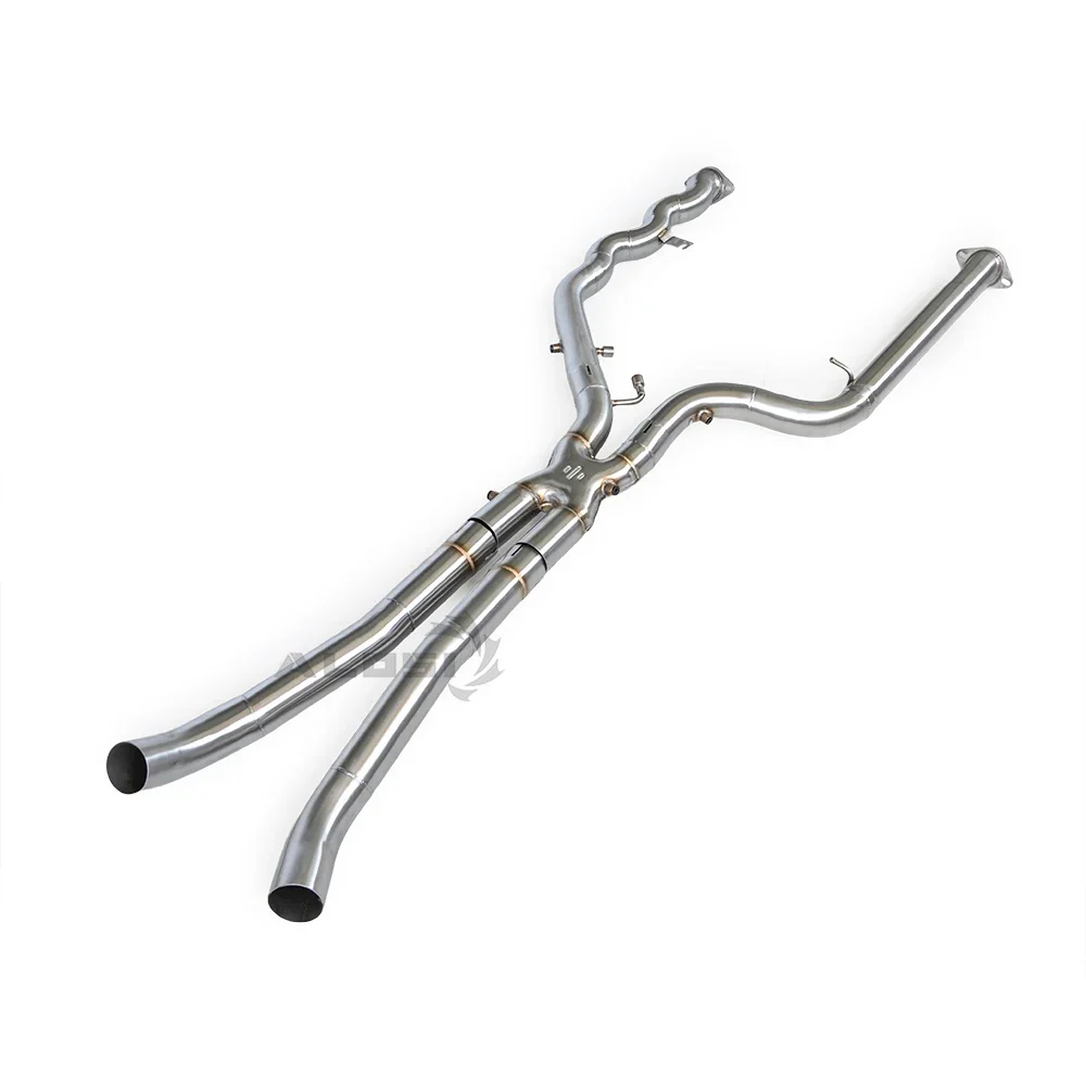 Tubo intermedio de escape BMW M2/M2C G87 3.0T de acero inoxidable - imagen 5