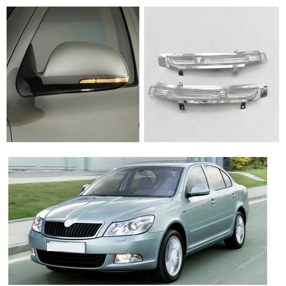 Luz LED para espejo con repetidor – Skoda Octavia II y Superb - imagen 5