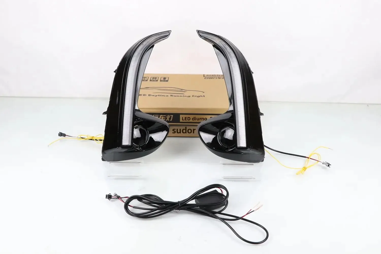 Luces diurnas LED con intermitente dinámico para Toyota Yaris y Vios - imagen 5