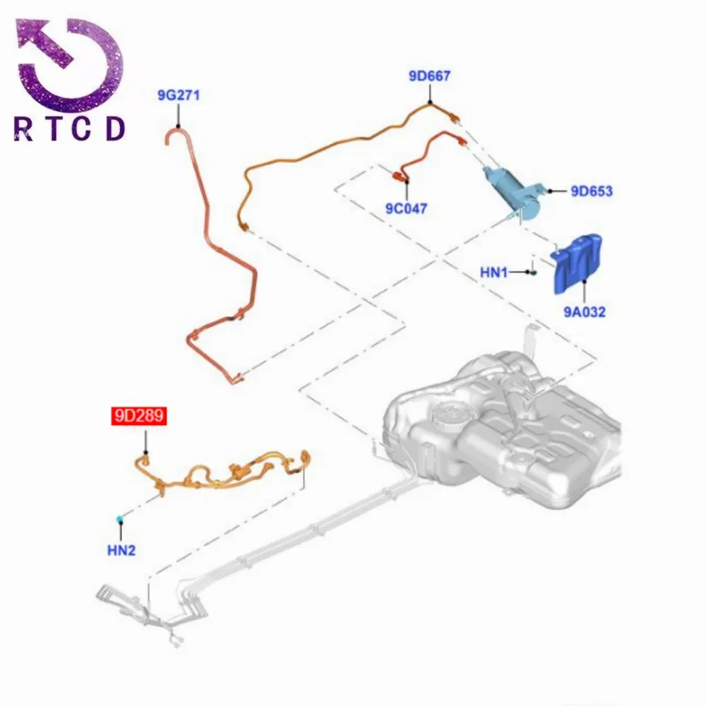 F1F19D289AD Separador de vapores de combustible Ford Tigger 1.5 GTDi - imagen 5