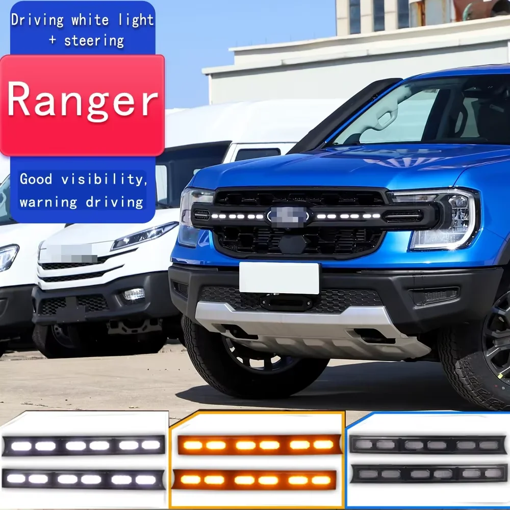 Luz LED diurna DRL Fpg con intermitente para Ford Ranger 2023-2024 - imagen 3