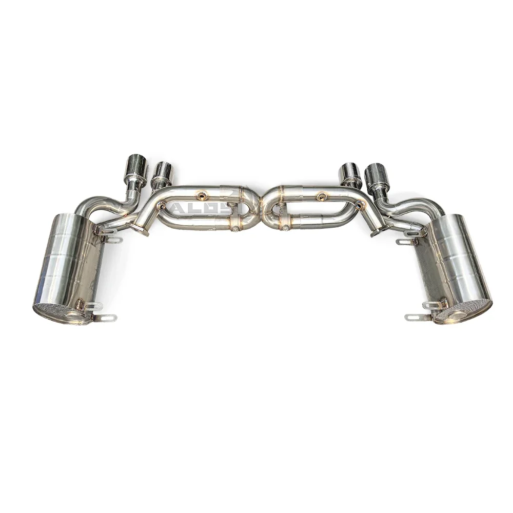 Silencioso de escape trasero de acero inoxidable para Porsche 996