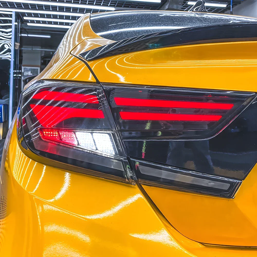 Luces traseras para coche Honda Accord 2018-2021, conjunto de luces traseras LED para coche, actualización de estilo Benz, accesorios de señal de giro dinámica - imagen 5