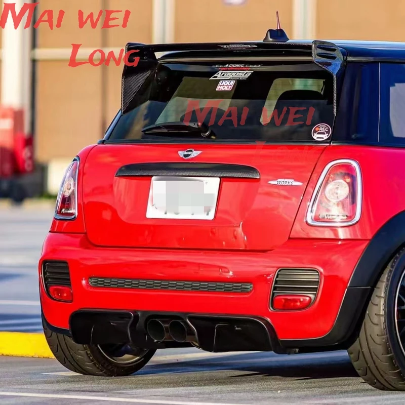 JCW Alerón de techo carbono brillante para Mini Cooper R56 - imagen 3