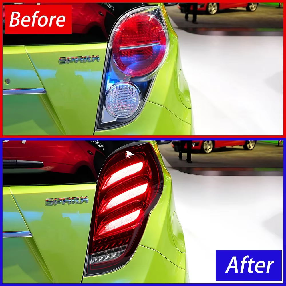 Pilotos traseros LED dinámicos – Chevrolet Spark 2011-2014 - imagen 2