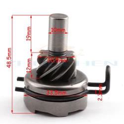 Piñón de arranque 50cc para scooter y ATV GY6 QMB139