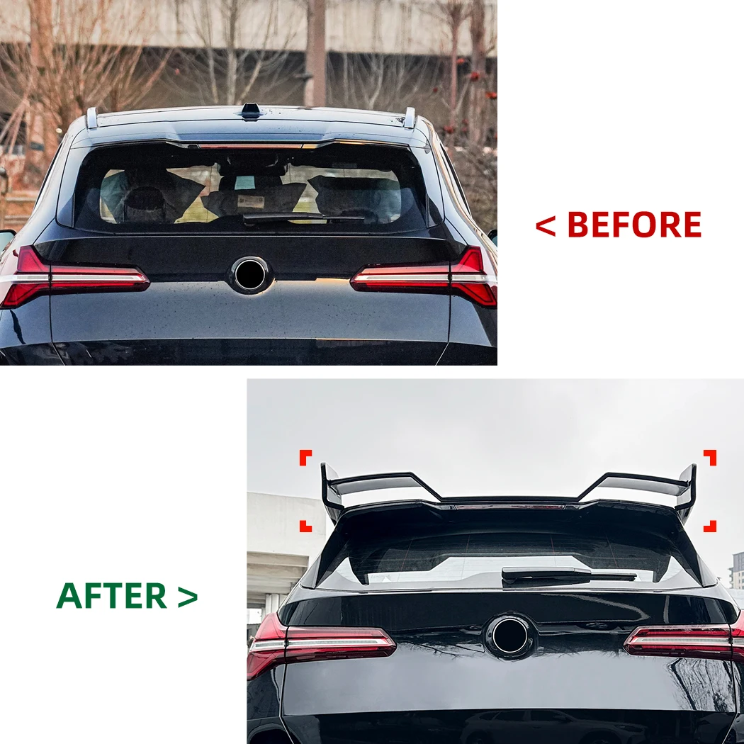 Para BMW X3 G45 2024 a 2026 alerón trasero de coche alerón de viento fijo alerón trasero automático accesorios de decoración modificados MP - imagen 4
