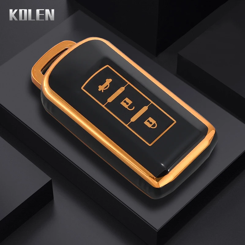 Funda de TPU a la moda para mando a distancia de coche, carcasa para Mitsubishi Outlander ASX LANCER Pajero Sport Eclipse Cross, soporte protector Fob