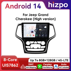 Hizpo Autoradio Android 13 para Jeep Grand Cherokee WK2 2014-2022