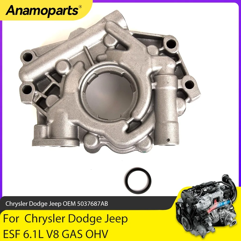 Bomba de aceite 5037687AB – Dodge Challenger Charger Hemi 6.1L V8