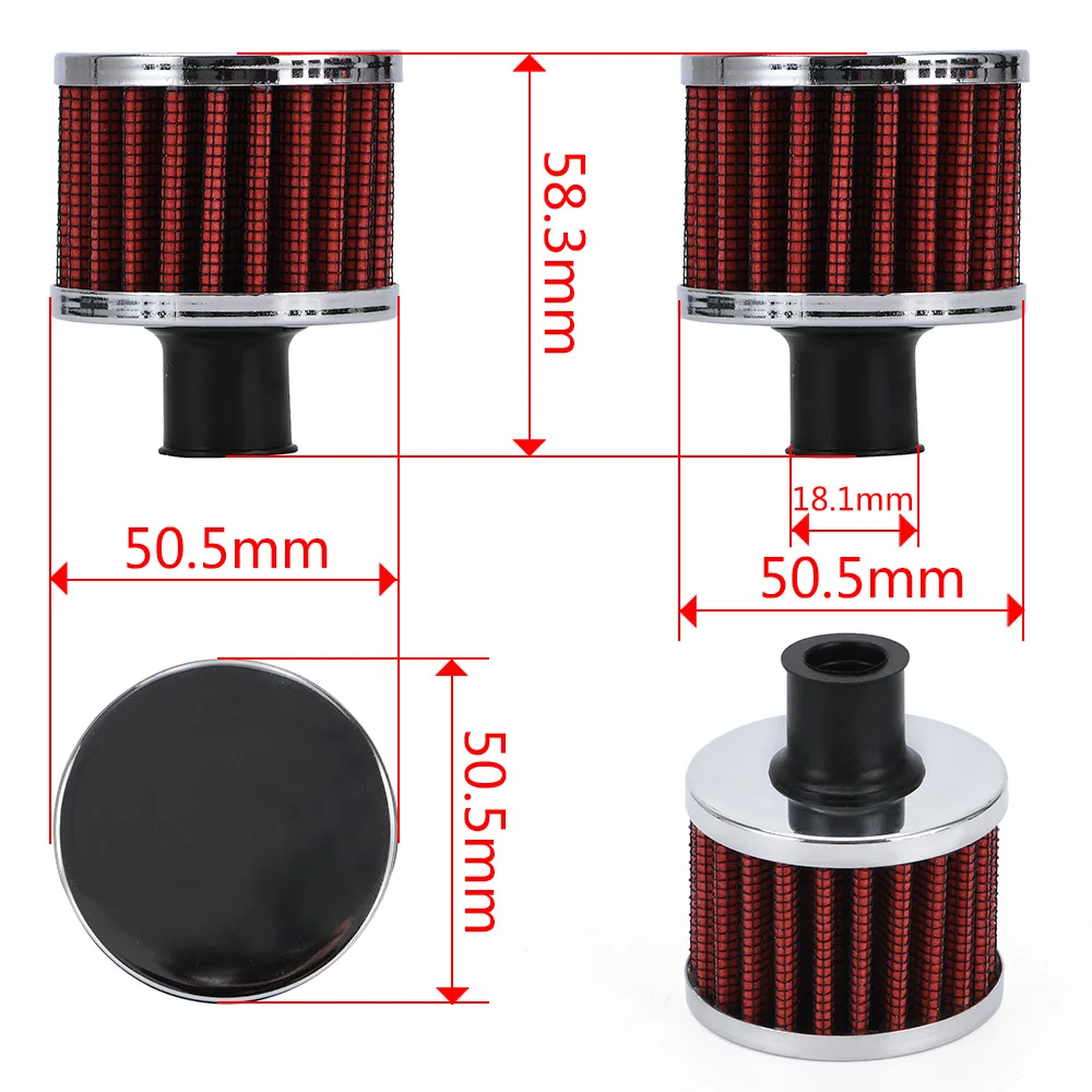 Filtro de ventilación del cárter universal para coche y moto - imagen 2