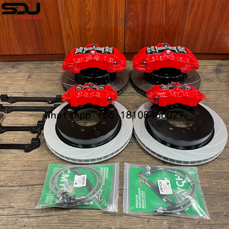 Kit de freno 6 pistones LC200 LC300 RX450 con pastillas, soportes y tubos