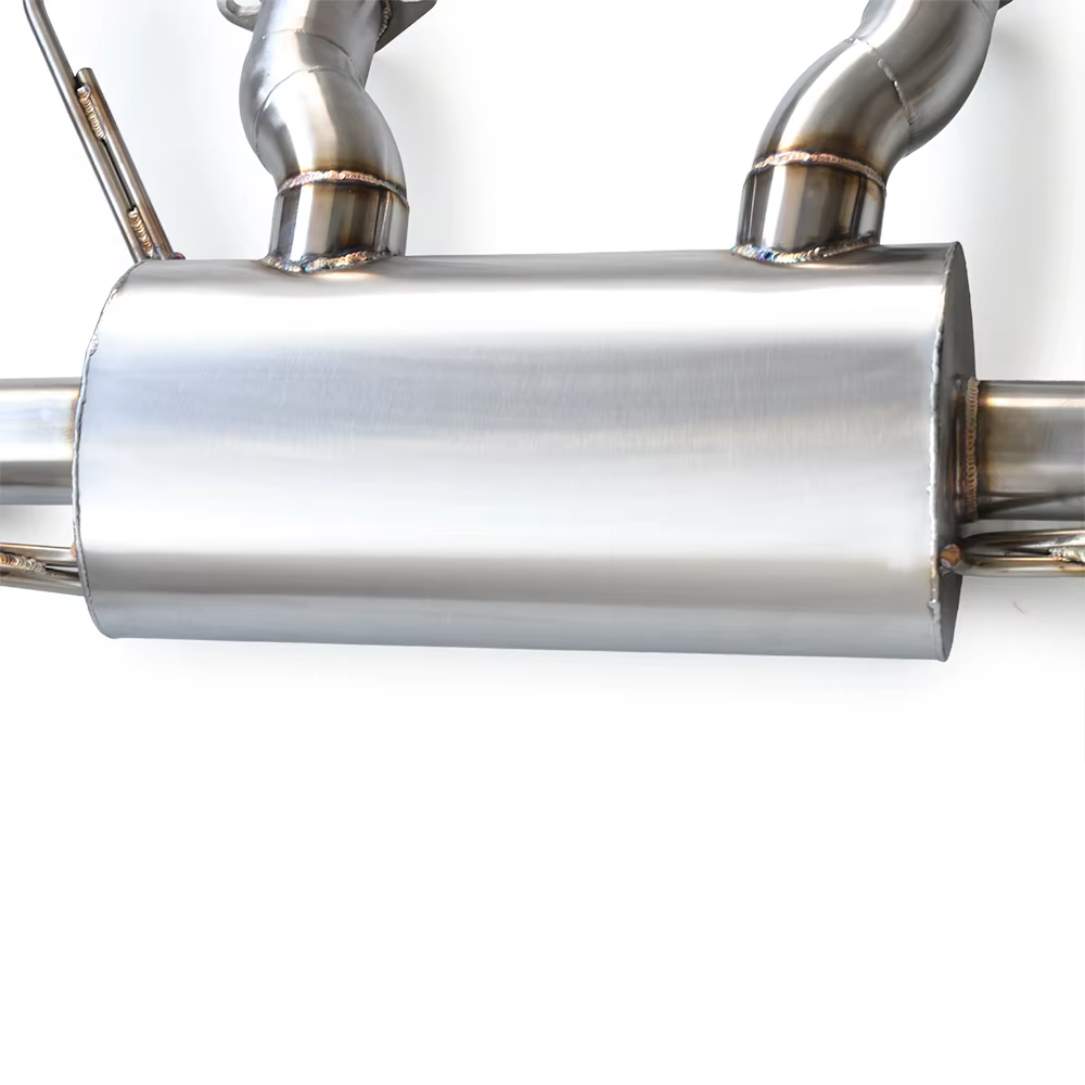 Sistema de escape de acero inoxidable 304