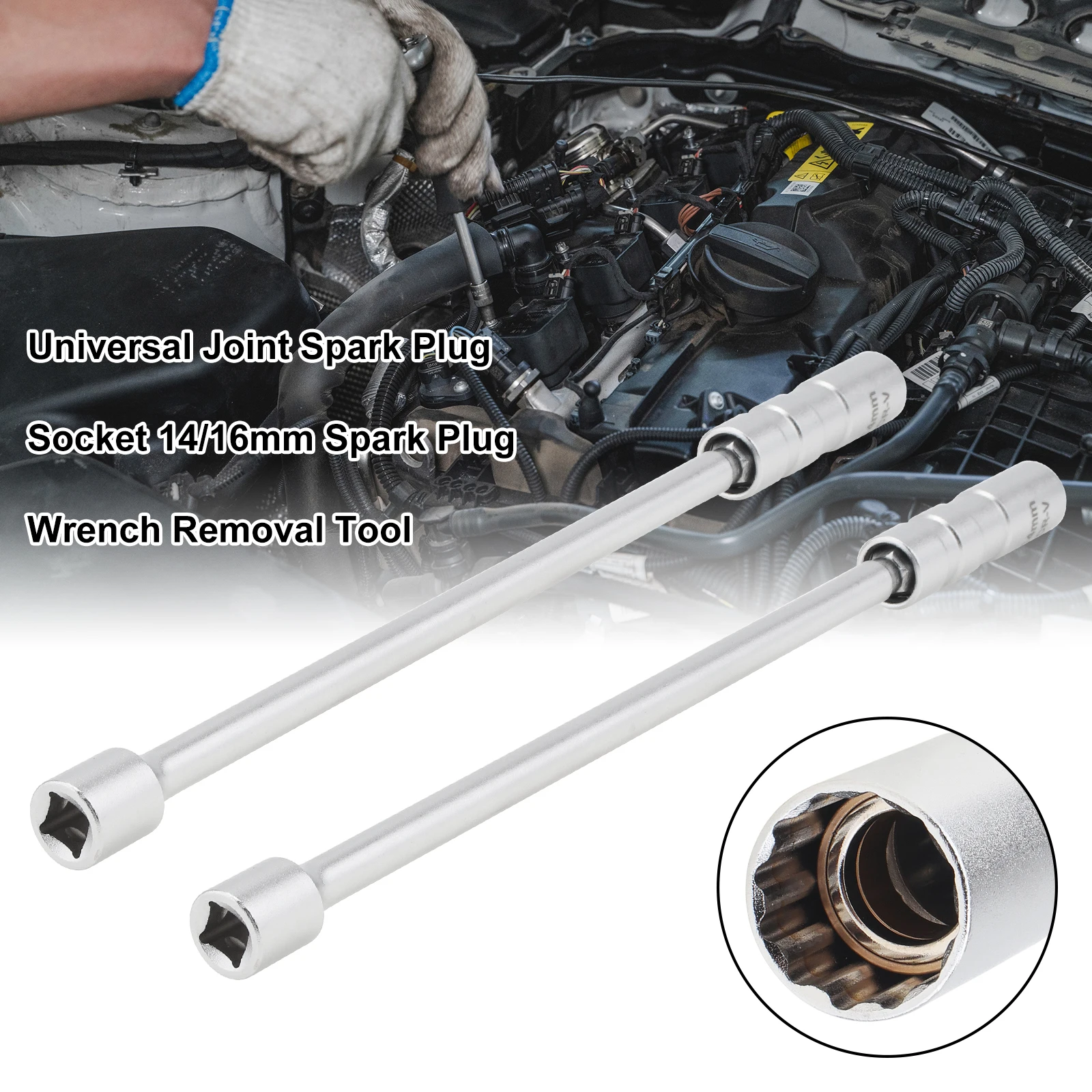 Enchufe magnético para bujías 14/16 mm (3/8) - BMW Nissan Honda - imagen 5
