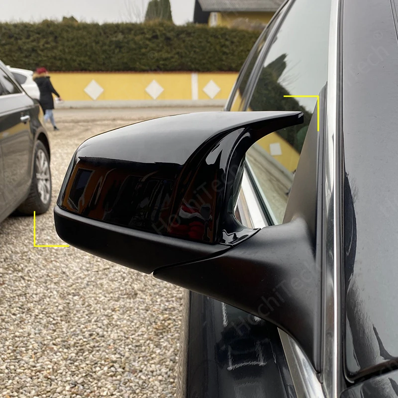 Tapa retrovisor BMW Serie 5-7 F01-F13 negro carbono - imagen 2