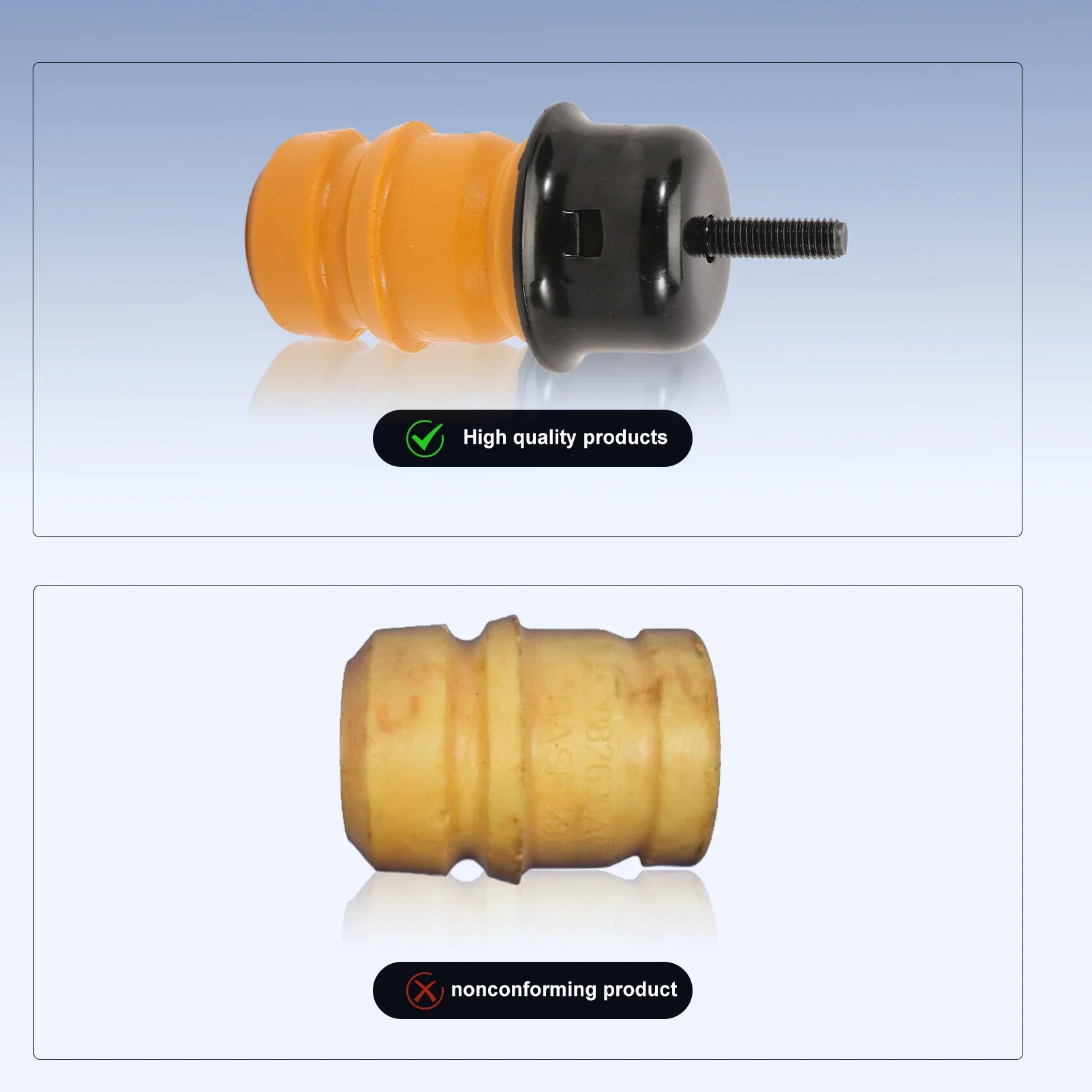 Topes de suspensión con copas y soportes para Jeep Grand Cherokee ZJ Wrangler TJ - imagen 4