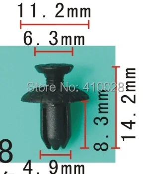 Grapas de parachoques delantero Shhworldsea Toyota 90467-05063 - imagen 2