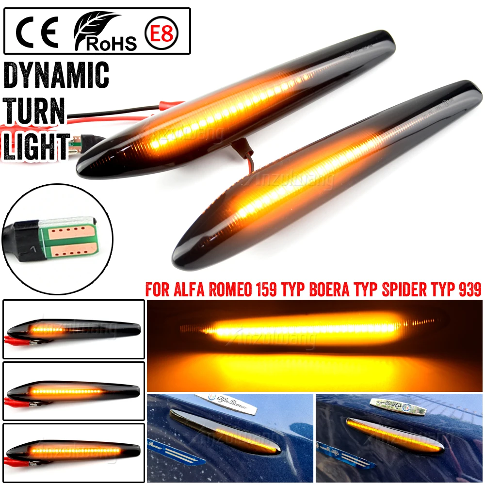 Kit completo de luz LED secuencial para Alfa Romeo 939