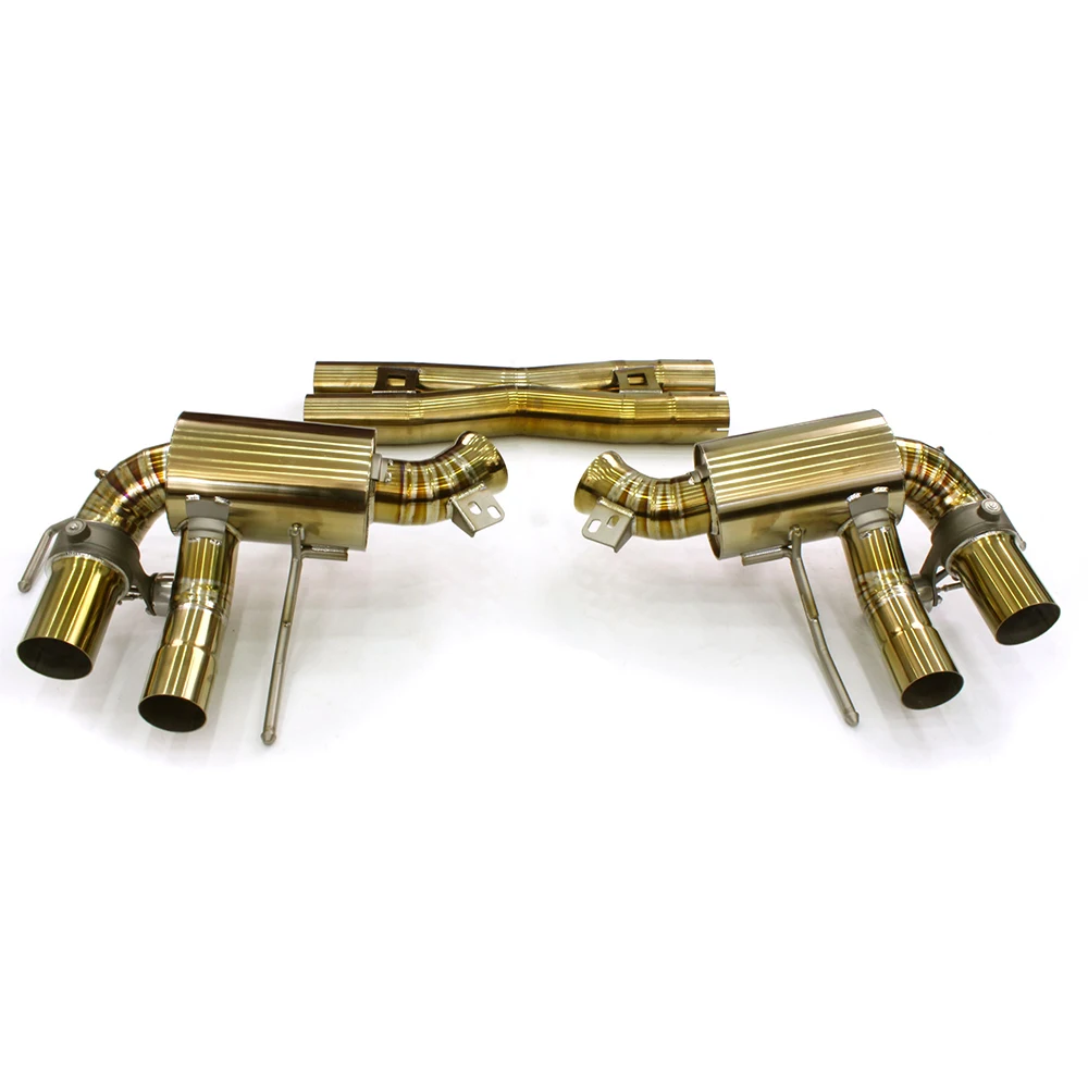 Tubo de escape Catback de aleación de titanio Deleville para Ferrari F12 Berlinetta 6,3, tubos de escape modelo de Escape de acero inoxidable - imagen 2