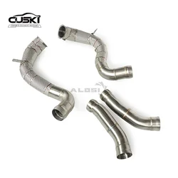 Bajante de escape acero inoxidable Mercedes C63 AMG W205 4.0